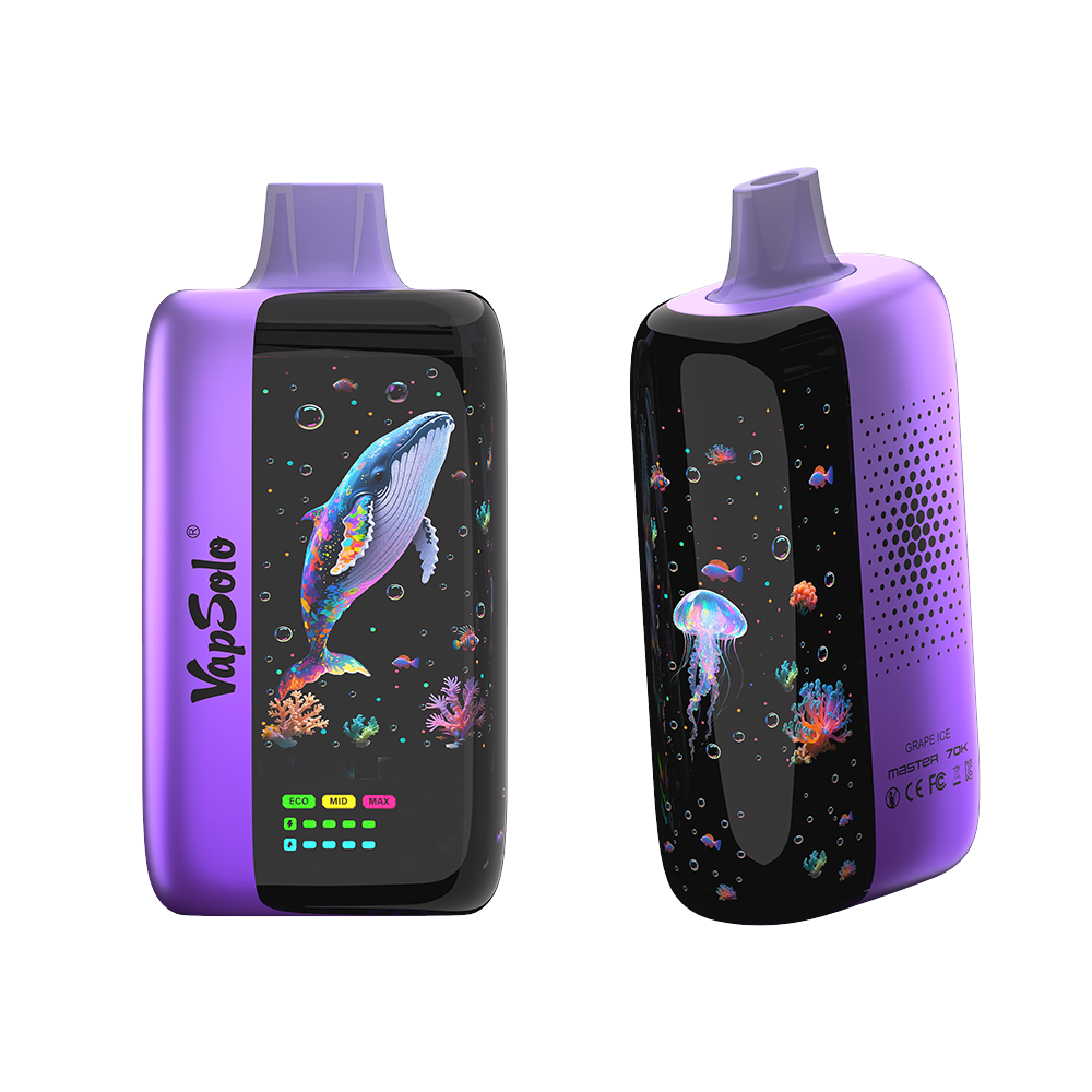 Grape Ice flavor profile image Vapsolo Master 70K Grape Ice
