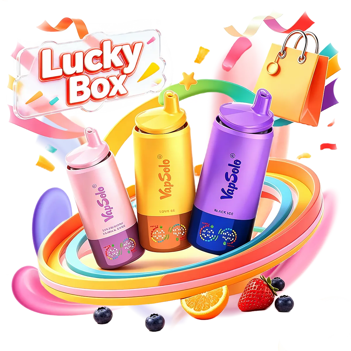 lucky vap Vape Lucky 1500 Puff Bar, Disposable Vape Pens E Cigarettes Kit- No Ni main image 1