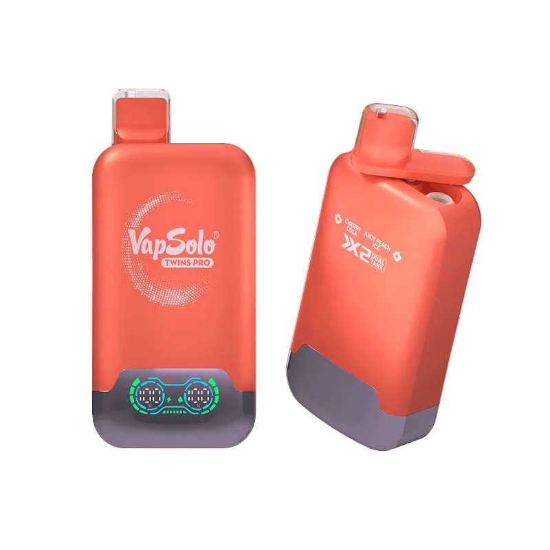 Vapsolo Twins Pro 50000 Cherry Cola & Juicy Peach Ice
