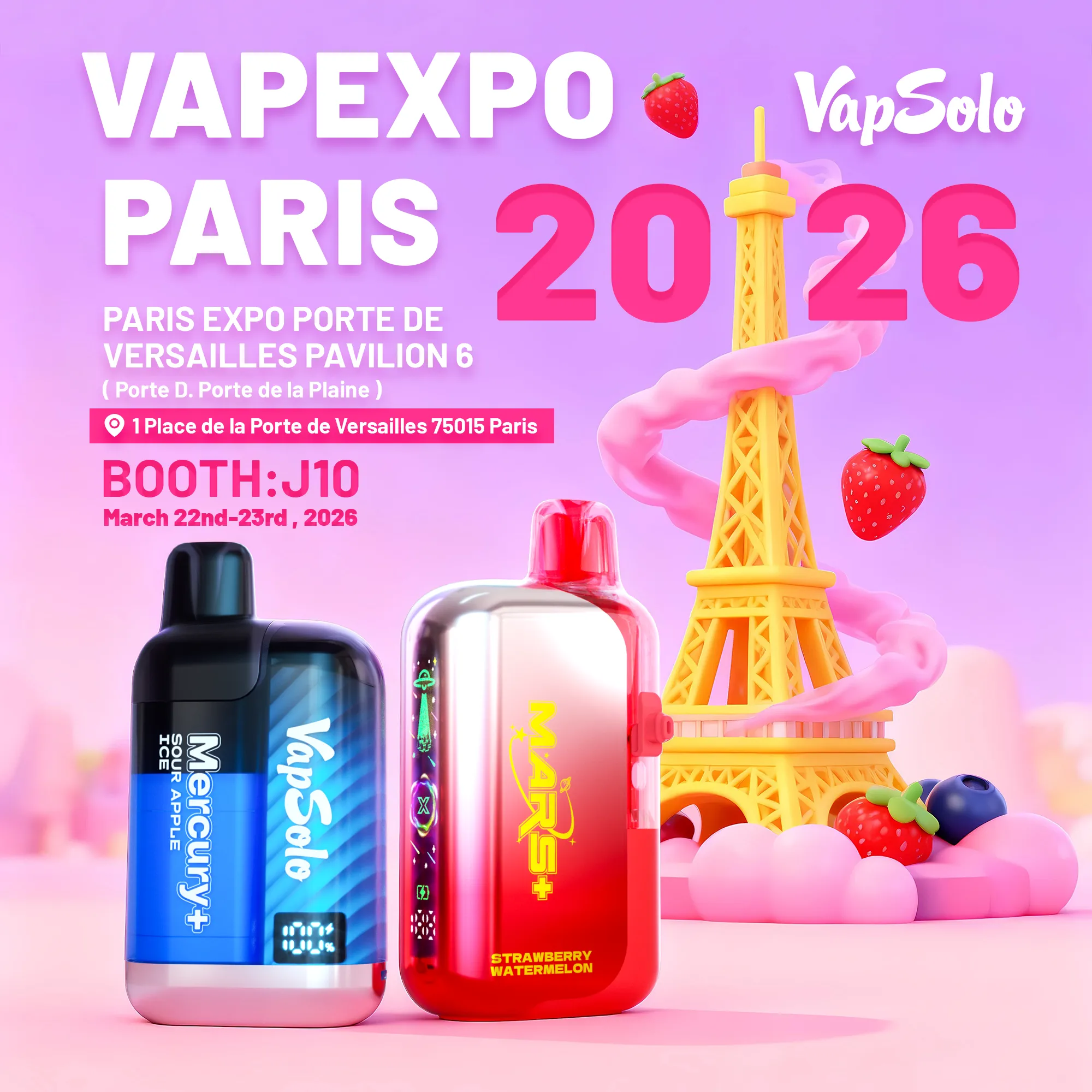 Vapsolo débarque à Paris avec ses cigarettes électroniques jetables !