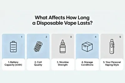 What Affects How Long a Disposable Vape Lasts