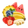 Pineapple coconut & Strawberry banana & Blue razz