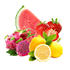 lemon lime-watermelon ice-Black ice dragon fruit strawberry-love66