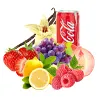 vanilla cola-lemon peach-strawberry raspberry cherry ice-grape ice