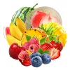 Blue razz lemonade -cherry berry -Strawberry banana -Triple melon -Peach mango pineapple -Watermelon ice