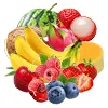 lychee ice -Chesecake -Pina colada -Mixed berry -Dragonfruit banana cherry -Strawberry watermelon