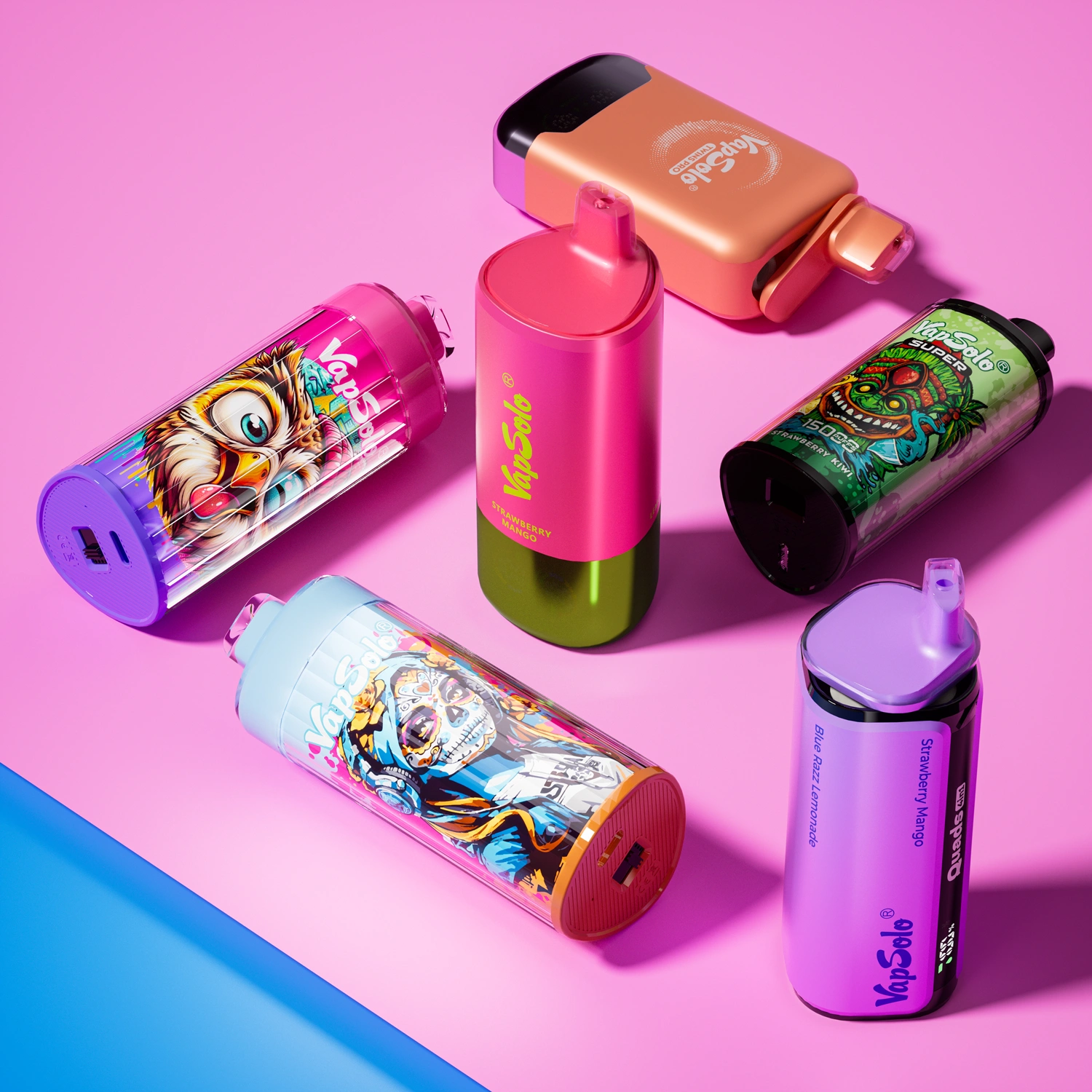 Vaper desechable con diferentes modelos y sabores, guía de elección de dispositivo