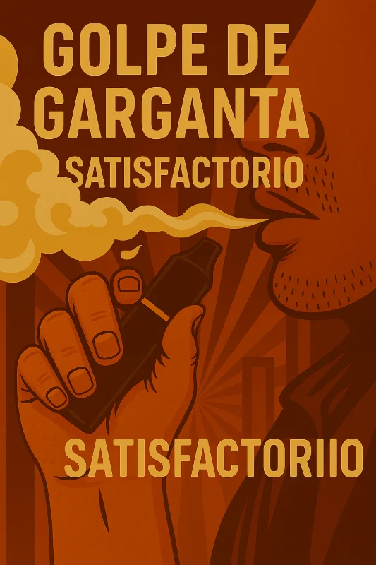 Golpe de garganta satisfactorio