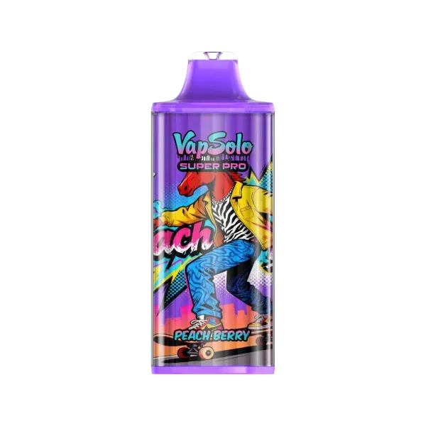 Vapsolo Super Pro 30K vape desechable – Melocotón y Frutos Rojos