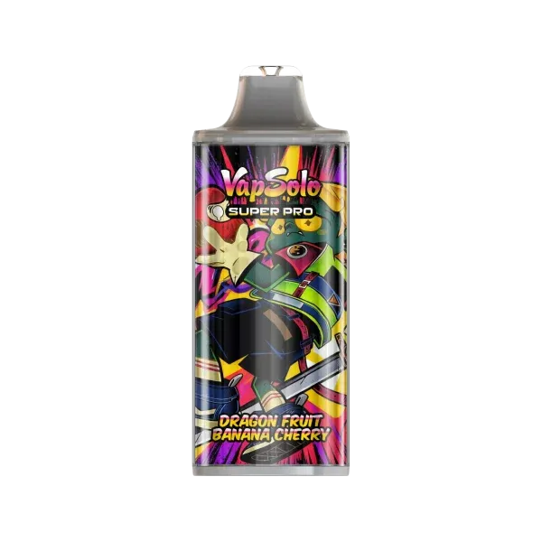 Vapsolo Super Pro 30K vape desechable – Pitahaya, Plátano y Cereza