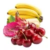 Dragon fruit banana cherry
