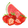 Fraise et pastèque