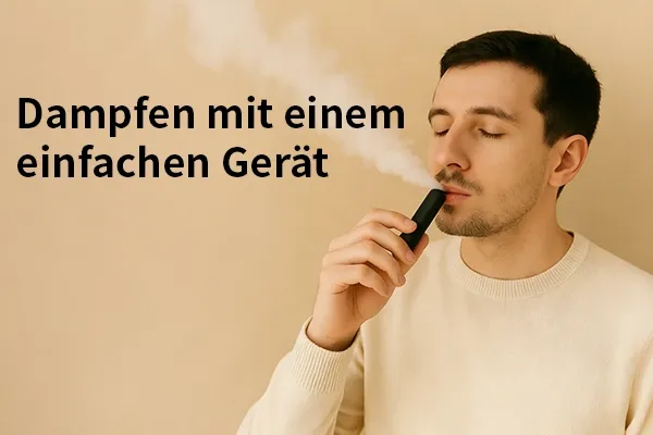 Vape-Gerät für Anfänger richtig verwenden