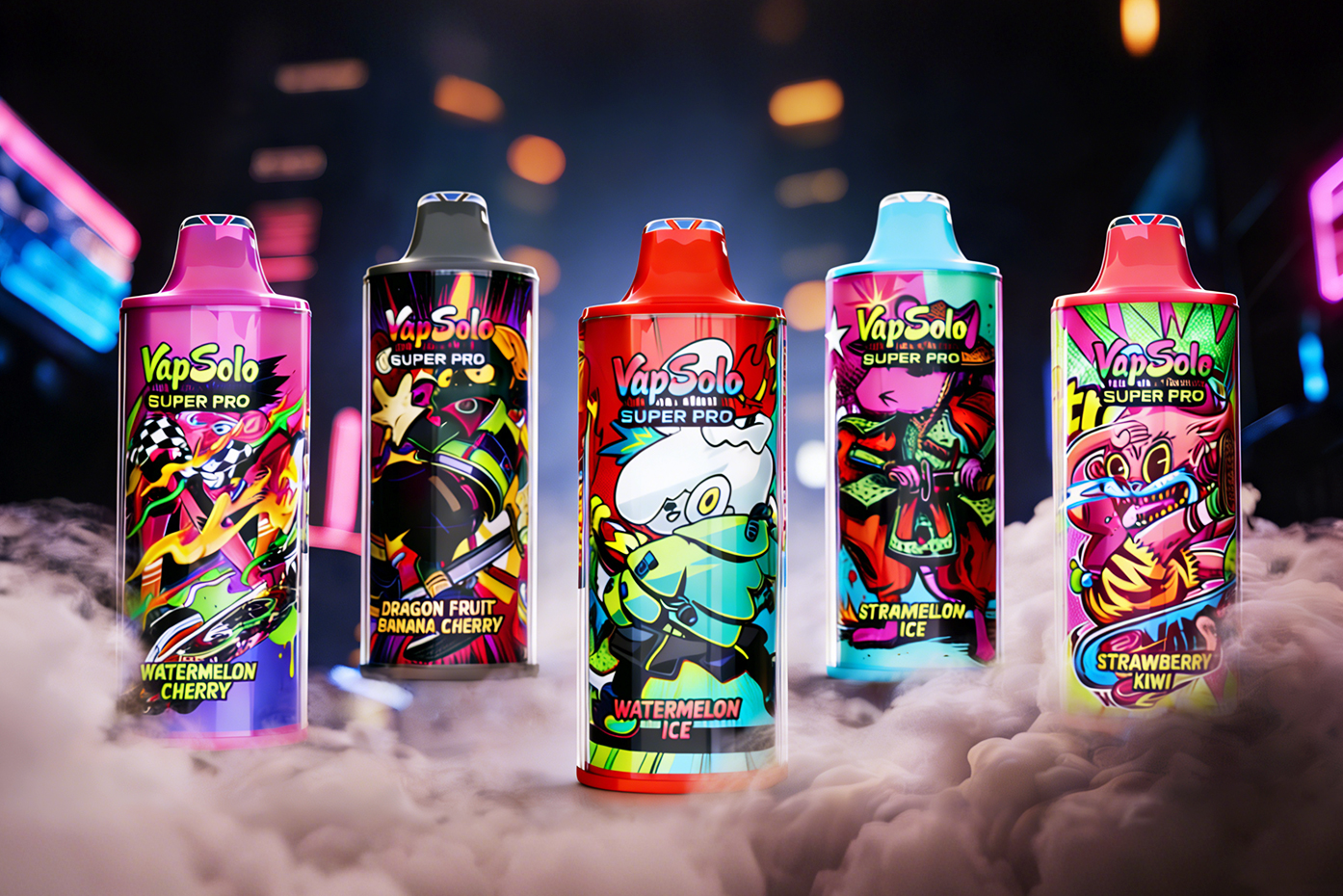 Vapsolo Super Pro Einweg Vape mit einstellbarer Airflow und wiederaufladbarer Batterie